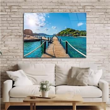 Thema Natur auf bedrucktem Glas