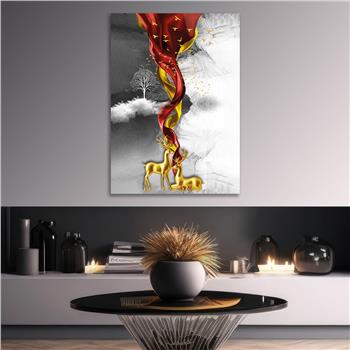 Kunst Thema auf bedrucktem Glas