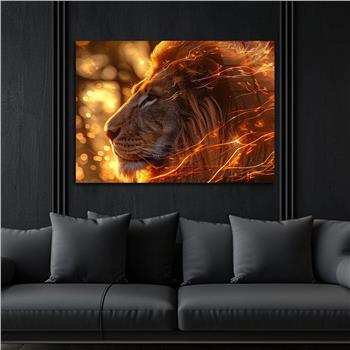 Yatay Doğa Temalı Cam Tablo 454