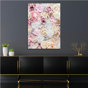 Dikey Sanat Temalı Cam Tablo 412