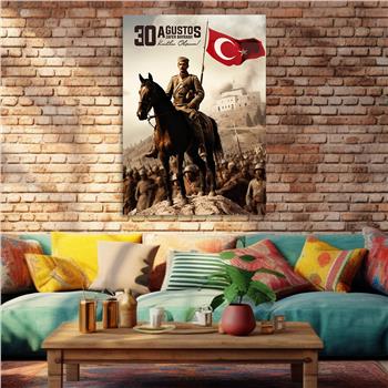 Dikey VatanTemalı Cam Tablo 155