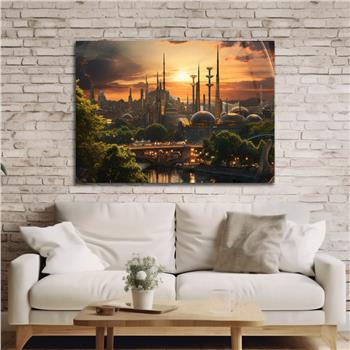 Yatay DoğaTemalı Cam Tablo 422