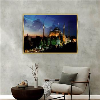 Alüminyum Çerçeveli Doğa Temalı Cam Tablo 015