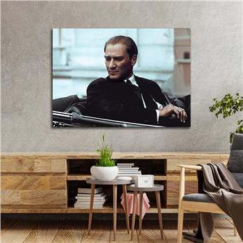 Yatay Vatan Temalı Cam Tablo 145