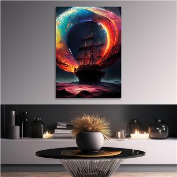 Thema Natur auf bedrucktem Glas