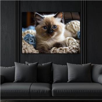 Yatay Doğa Temalı Cam Tablo 562