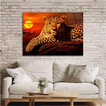 Yatay Doğa Temalı Cam Tablo 553