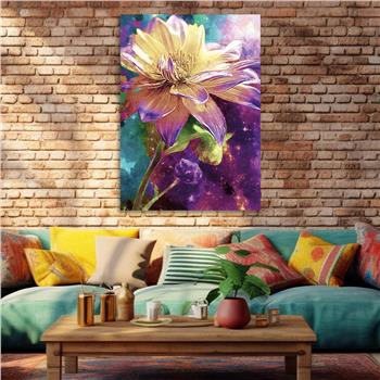 Kunst Thema auf bedrucktem Glas