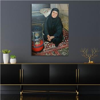 Kunst Thema auf bedrucktem Glas