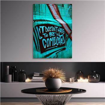 Dikey Sanat Temalı Cam Tablo 494