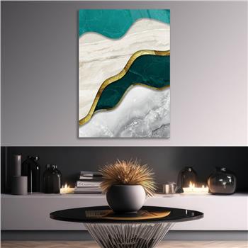 Kunst Thema auf bedrucktem Glas