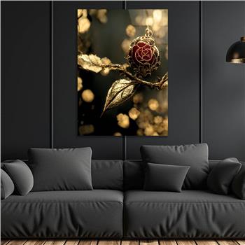 Kunst Thema auf bedrucktem Glas