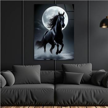 Dikey Doğa Temalı Cam Tablo 384