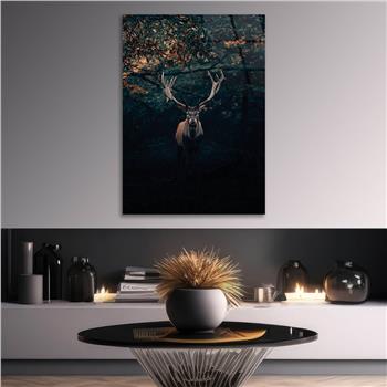 Dikey Doğa Temalı Cam Tablo 257