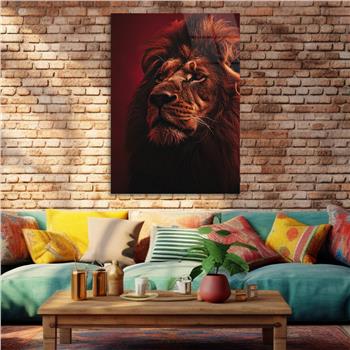 Dikey Doğa Temalı Cam Tablo 337