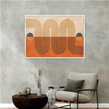 bedrucktes Glas mit Aluminiumrahmen und Kunst Themen 