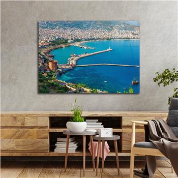 Thema Natur auf bedrucktem Glas