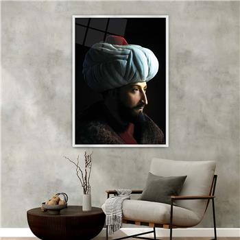 لوحة زجاجية وطني مع اطار ألمنيوم