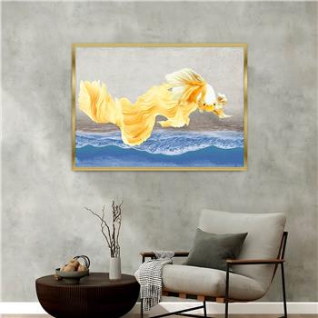 Aluminium Omlijste Kunst Thema Geharde Glasschilderij 041