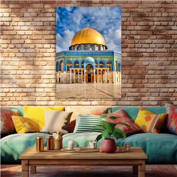 Dikey Dini Temalı Cam Tablo 246