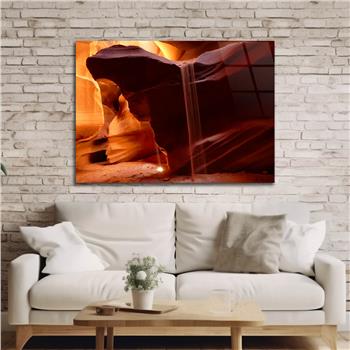 Yatay DoğaTemalı Cam Tablo 375