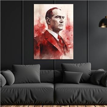 Dikey VatanTemalı Cam Tablo 165