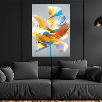 Kunst Thema auf bedrucktem Glas