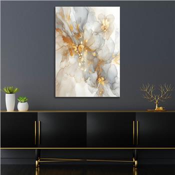 Dikey Sanat Temalı Cam Tablo 397