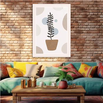 Dikey Sanat Temalı Cam Tablo 375