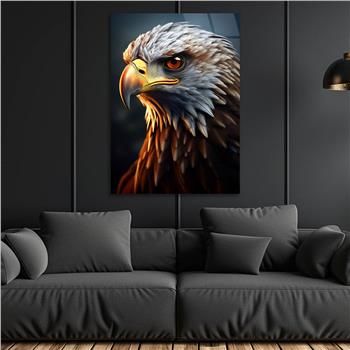 Dikey Doğa Temalı Cam Tablo 237