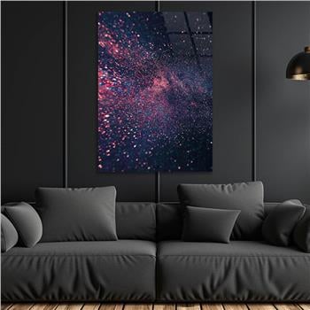 Kunst Thema auf bedrucktem Glas