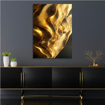 Dikey Sanat Temalı Cam Tablo 562