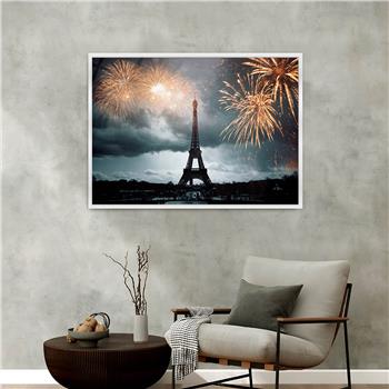 Aluminium Omlijste Natuur Thema Geharde Glasschilderij 140