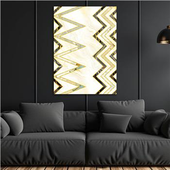 Dikey Sanat Temalı Cam Tablo 362