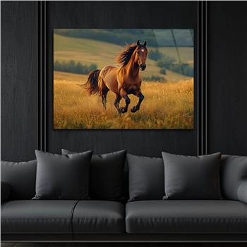 Yatay Doğa Temalı Cam Tablo 539