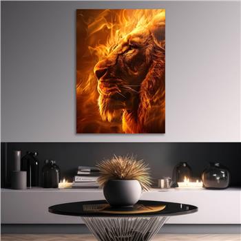 Dikey Doğa Temalı Cam Tablo 345