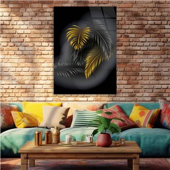 Kunst Thema auf bedrucktem Glas