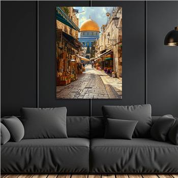 Dikey Dini Temalı Cam Tablo 253