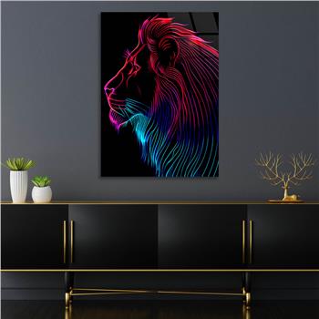 Dikey Doğa Temalı Cam Tablo 363