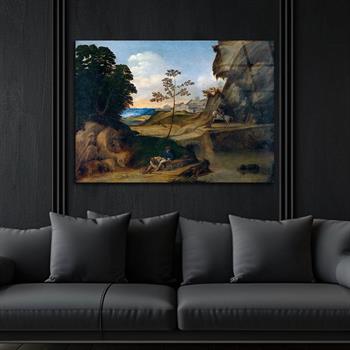 Kunst Thema auf bedrucktem Glas