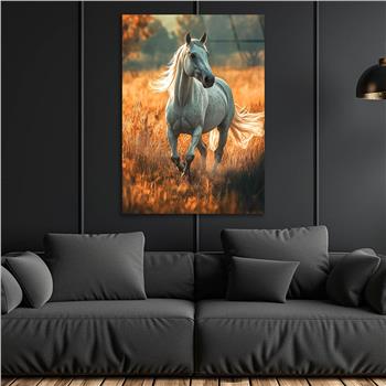 Dikey Doğa Temalı Cam Tablo 389