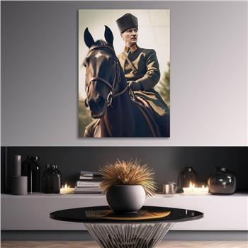 Dikey VatanTemalı Cam Tablo 198