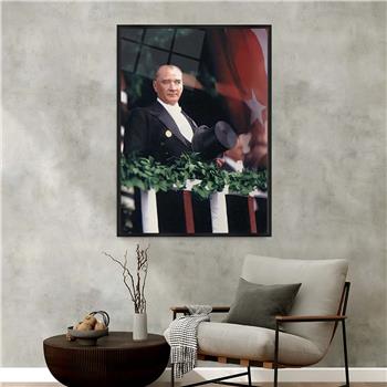 bedrucktes Glas mit Aluminiumrahmen und Nation Themen 