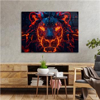 Yatay Doğa Temalı Cam Tablo 521