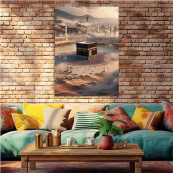 Dikey Dini Temalı Cam Tablo 270