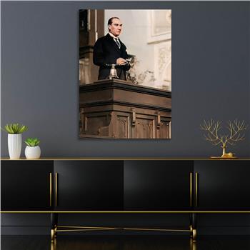 Dikey VatanTemalı Cam Tablo 209