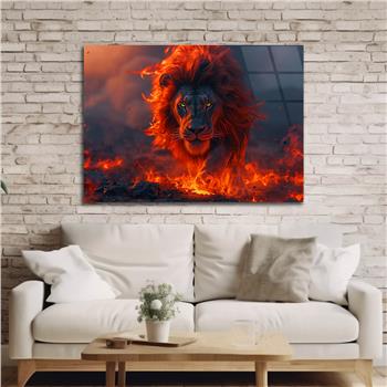 Yatay Doğa Temalı Cam Tablo 480