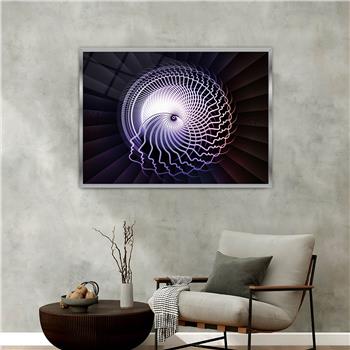 Aluminium Omlijste Kunst Thema Geharde Glasschilderij 036