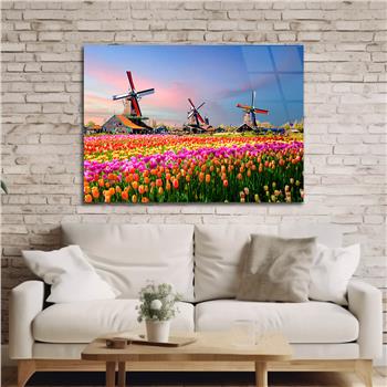 Thema Natur auf bedrucktem Glas