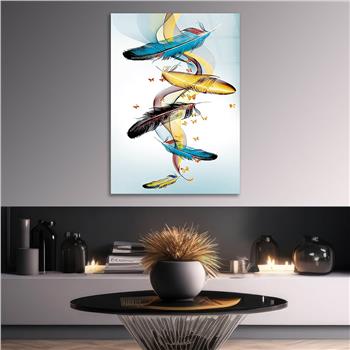 Kunst Thema auf bedrucktem Glas